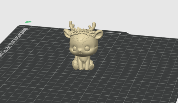 Kawaii Baby Reindeer Figurine STL | Cute 3D Print Model - Image 2