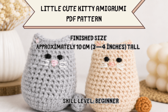 Little Cute Kitty Amigrumi Pattern