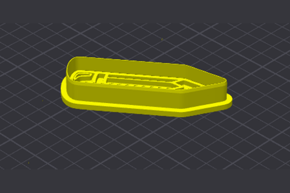 Pencil Cookie Cutter STL - Digital 3D Print File for Baking & Crafts - Image 5