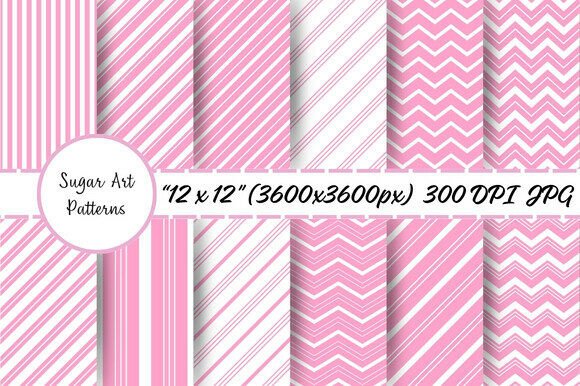 Pink Stripe Digital Paper