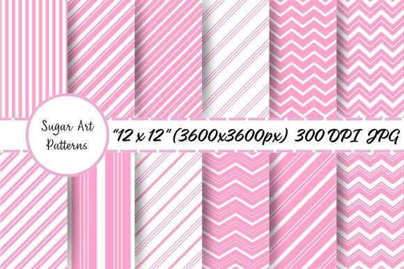 Pink Stripe Digital Paper