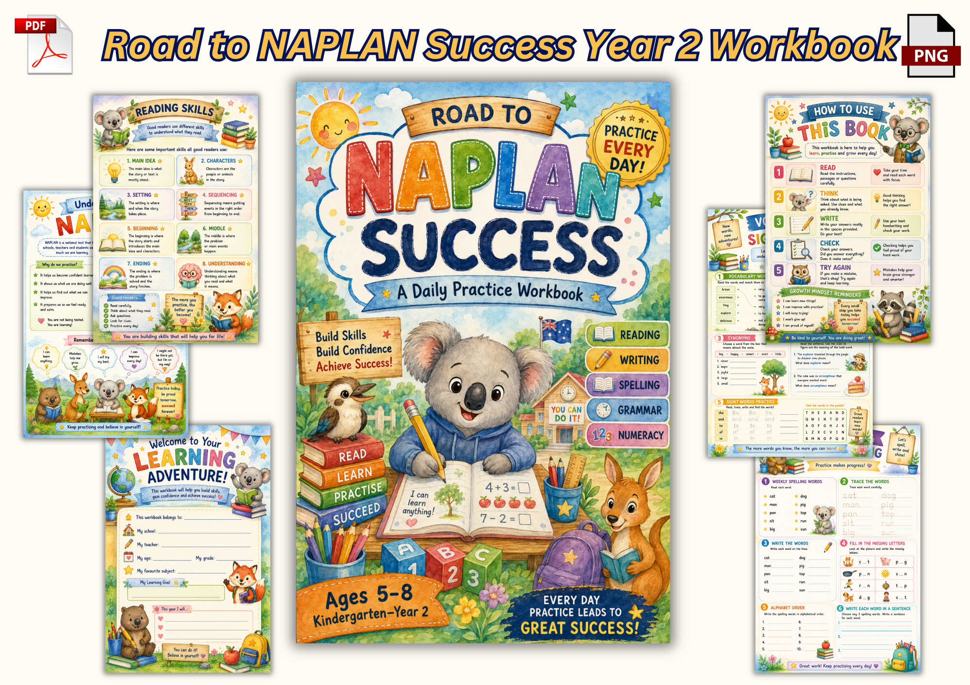 Road to NAPLAN Success Year 2 Workbook