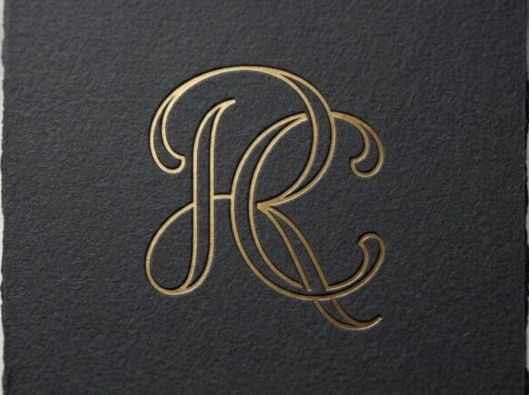 Sculpted RC Line Monogram Logo