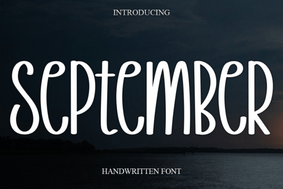 September Script & Handwritten Font By salma studio