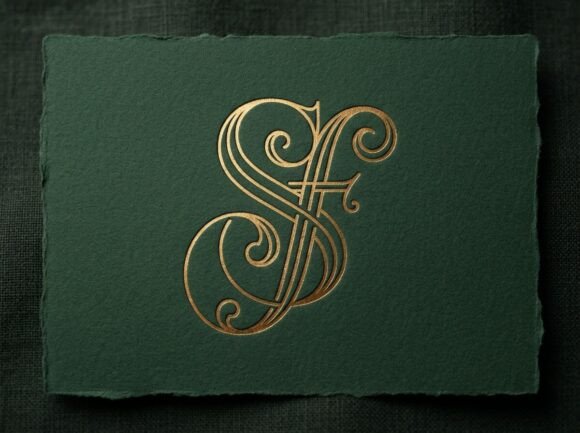 Vintage SF Filigree Monogram Logo