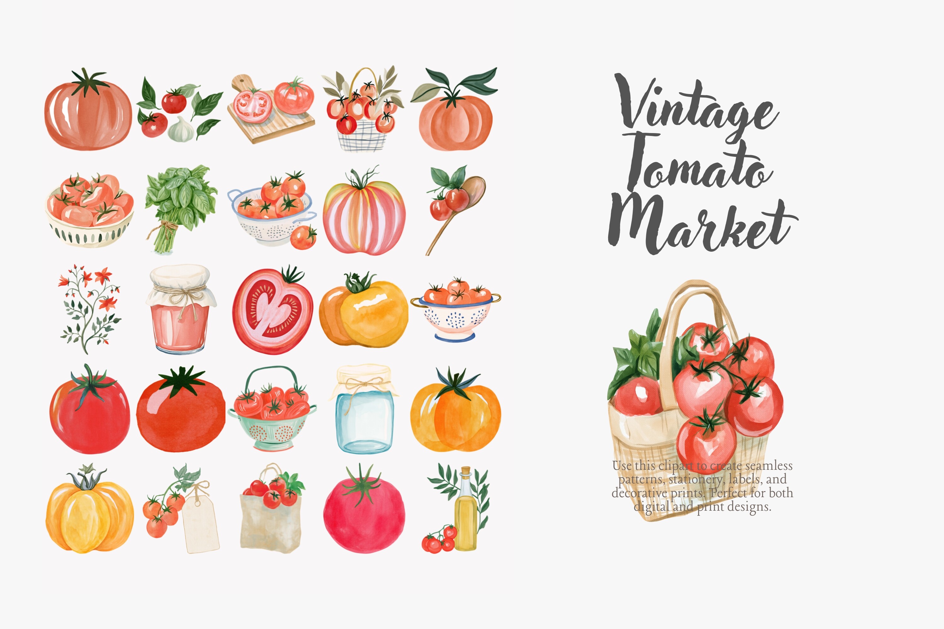 Vintage Tomato Market Set - photo 9