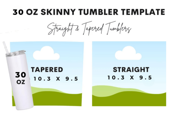 30oz Tumbler Template