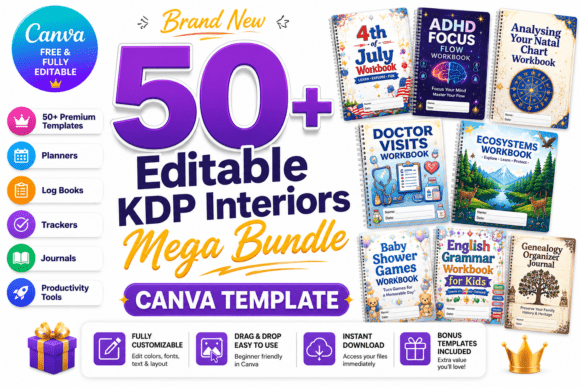 50+ Editable Canva Template