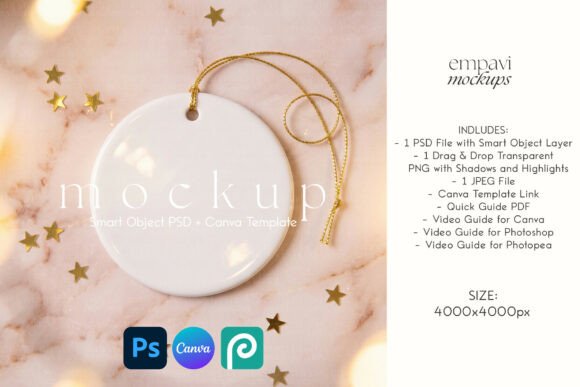 Blank Ornament Mockup