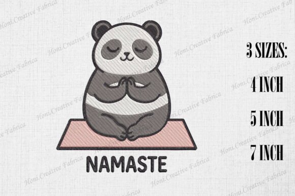 Cute Panda Loves Yoga