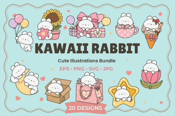 Cute Sticker Shiba Inu, Kawaii Dog Graphic by artvarstudio · Creative ...
