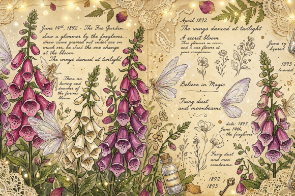 Enchanted Foxglove Fairy Garden