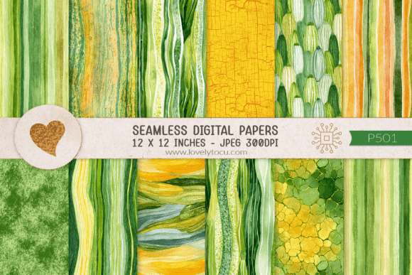 Green Organic Vegetable Textures