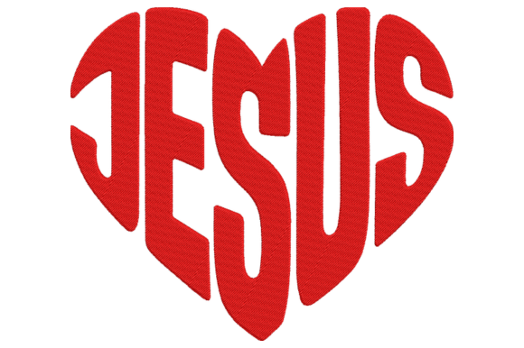 Jesus Embroidery Design
