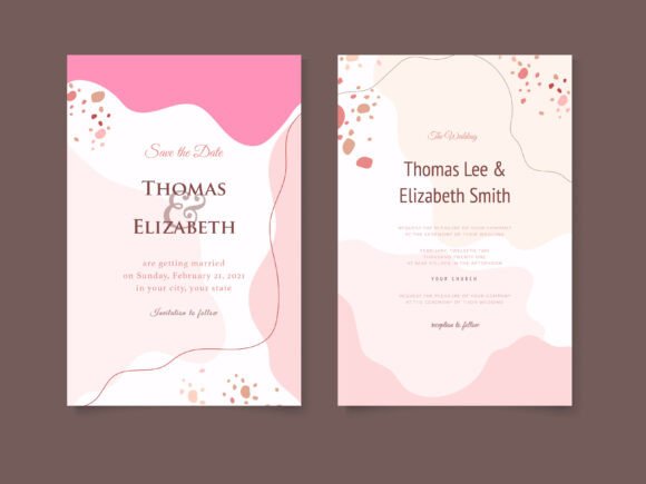 Thankyou Card Memphis Style Template