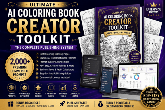 Ultimate AI Coloring Book Creator Toolki