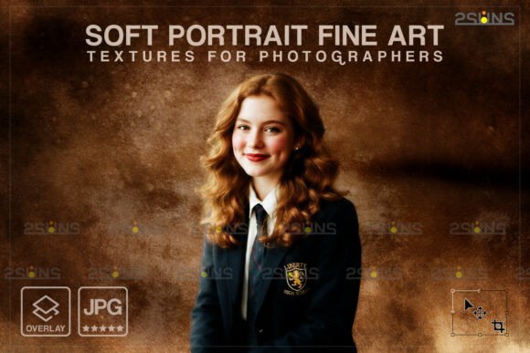 10 Fine Art Portrait Texture Overlays