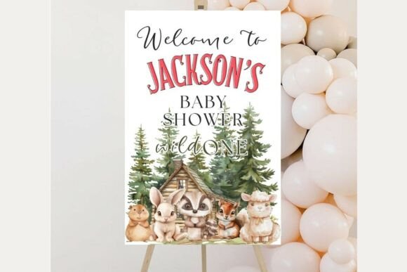 Baby Shower Welcome Sign Template 205