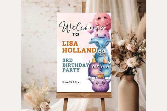 Baby Shower Welcome Sign Template 216