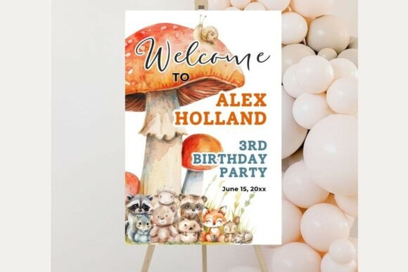 Baby Shower Welcome Sign Template 217