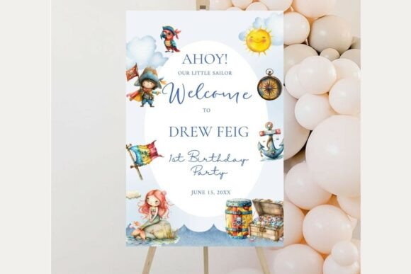 Baby Shower Welcome Sign Template 226