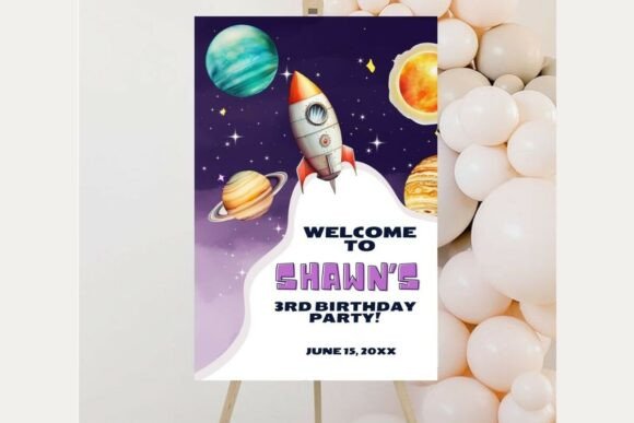 Baby Shower Welcome Sign Template 229
