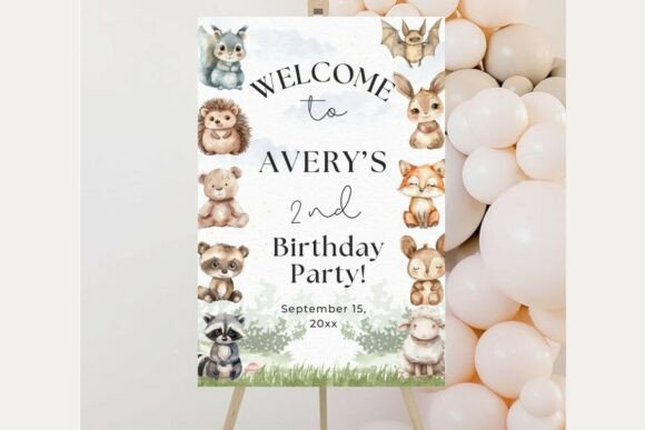 Baby Shower Welcome Sign Template 232