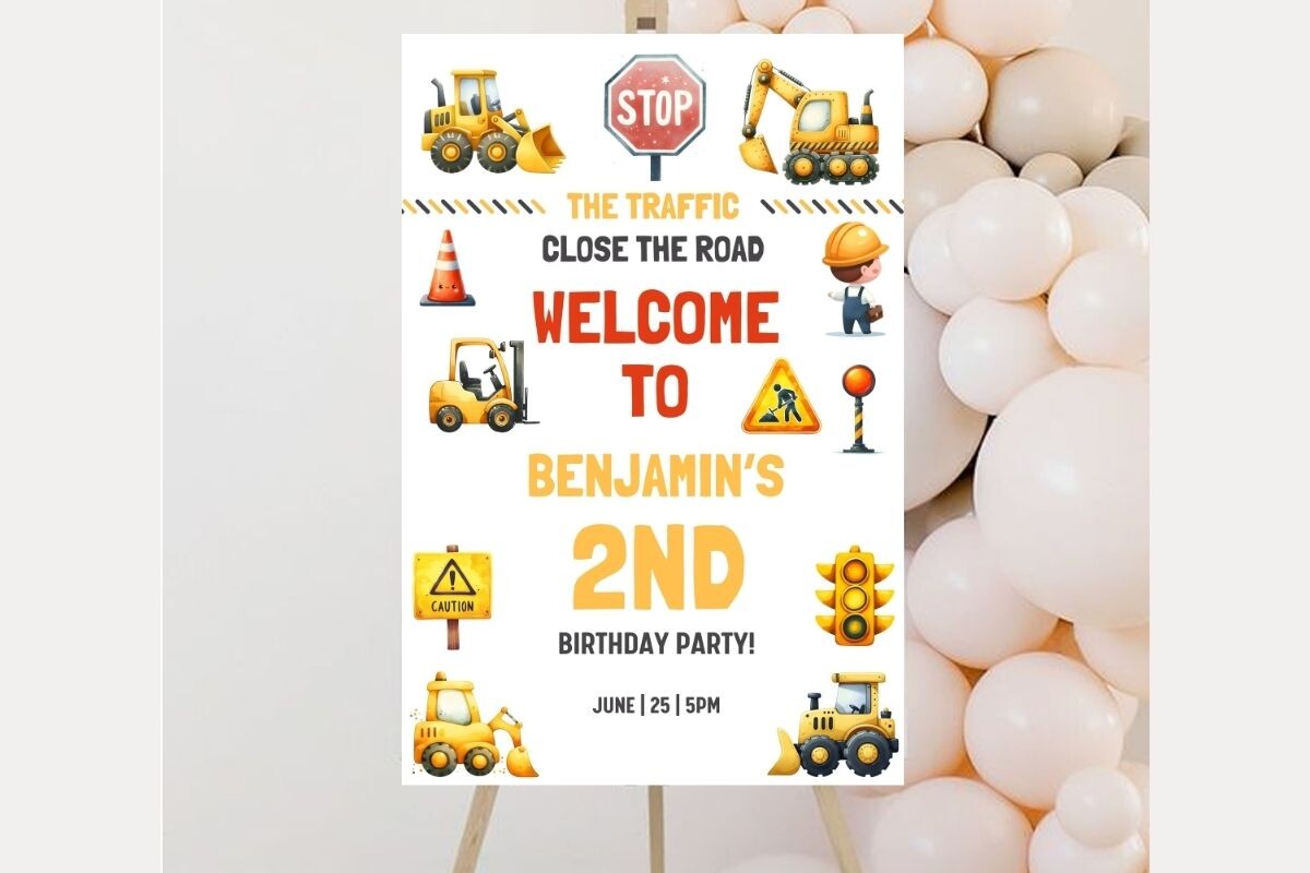 Baby Shower Welcome Sign Template 235