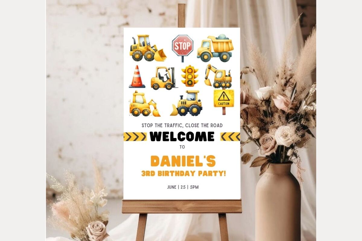 Baby Shower Welcome Sign Template 237