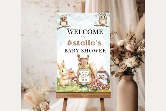 Baby Shower Welcome Sign Template 240