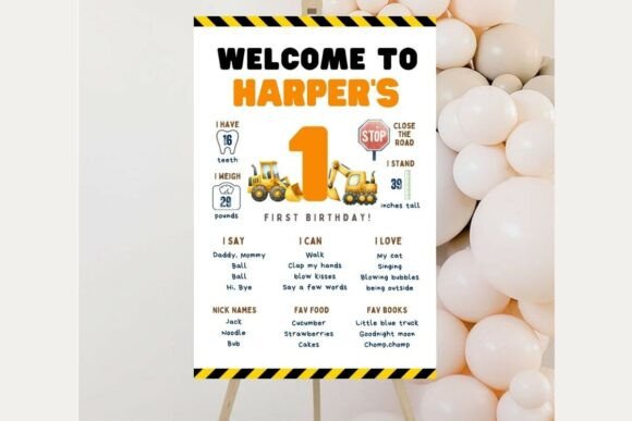 Baby Shower Welcome Sign Template 241