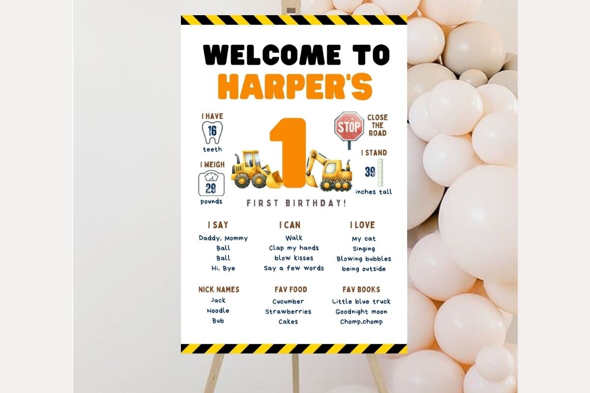 Baby Shower Welcome Sign Template 241