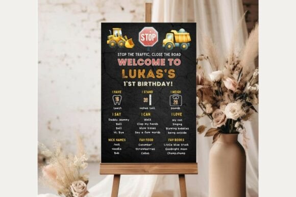 Baby Shower Welcome Sign Template 243
