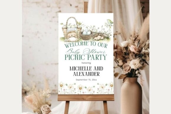 Baby Shower Welcome Sign Template 246