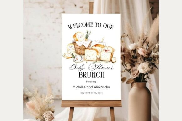 Baby Shower Welcome Sign Template 249