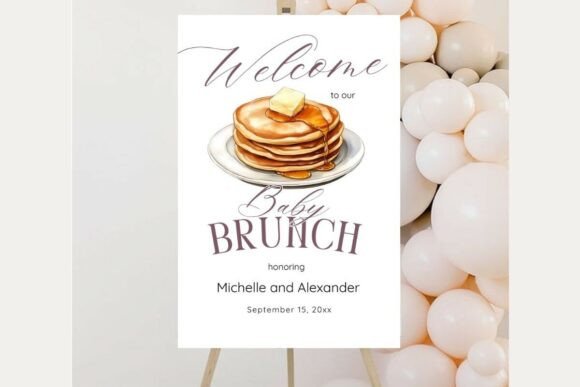 Baby Shower Welcome Sign Template 250