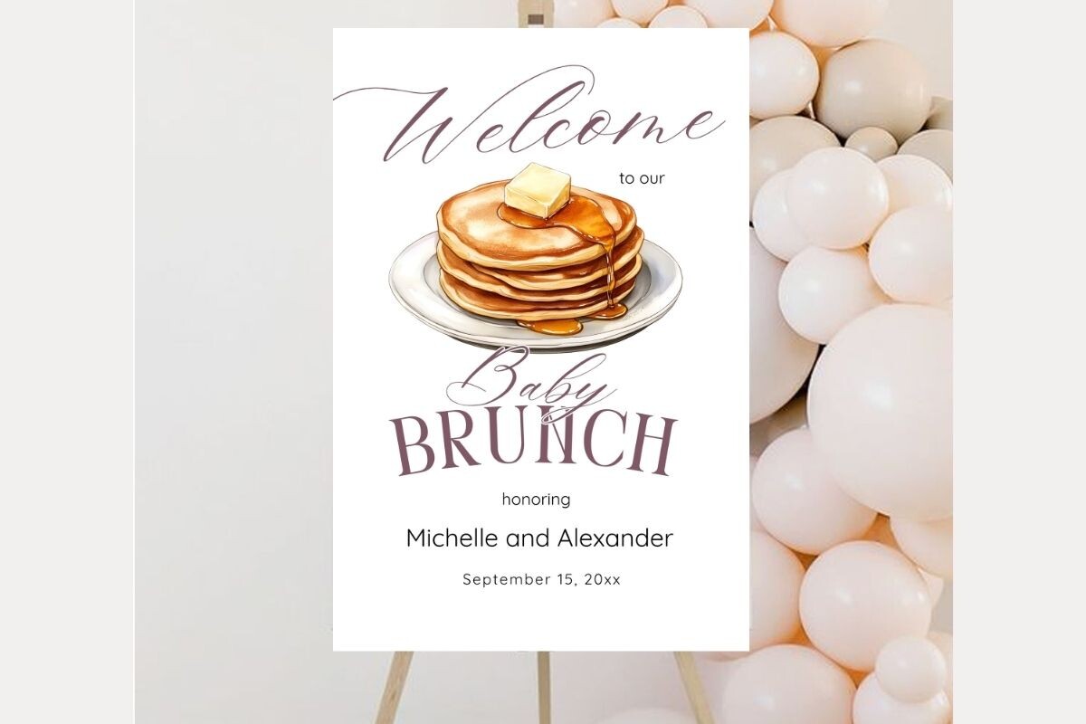 Baby Shower Welcome Sign Template 250
