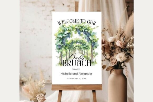 Baby Shower Welcome Sign Template 252