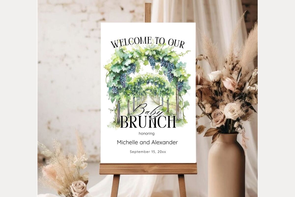 Baby Shower Welcome Sign Template 252