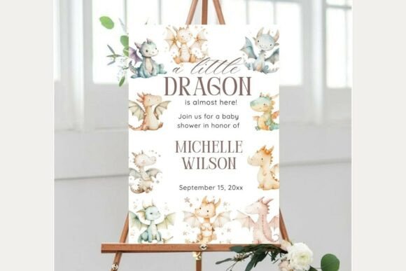 Baby Shower Welcome Sign Template 254