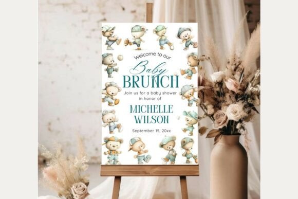 Baby Shower Welcome Sign Template 255