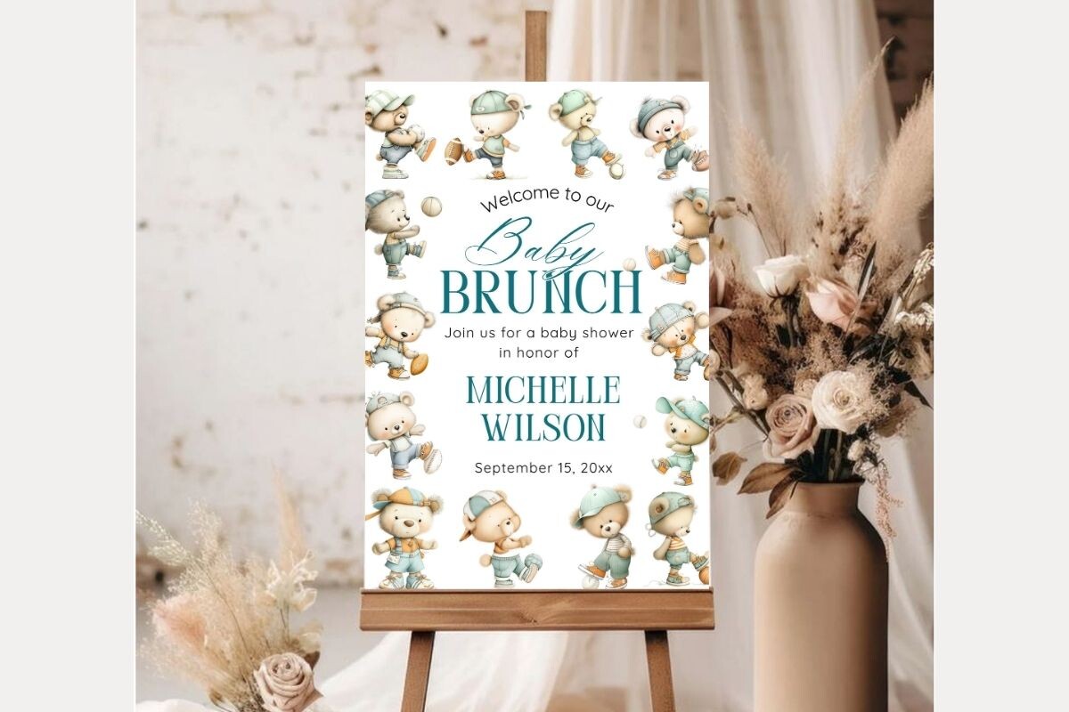 Baby Shower Welcome Sign Template 255