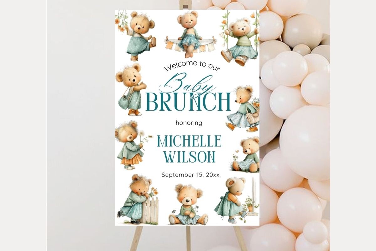 Baby Shower Welcome Sign Template 256