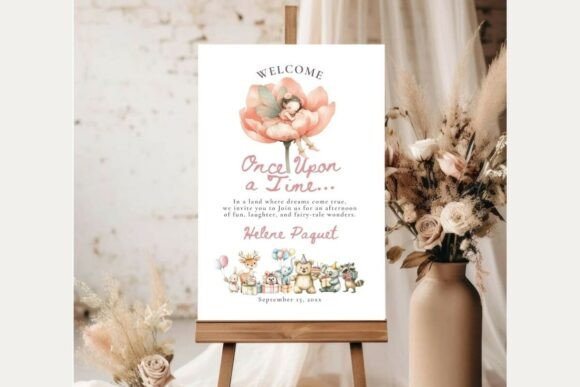 Baby Shower Welcome Sign Template 258