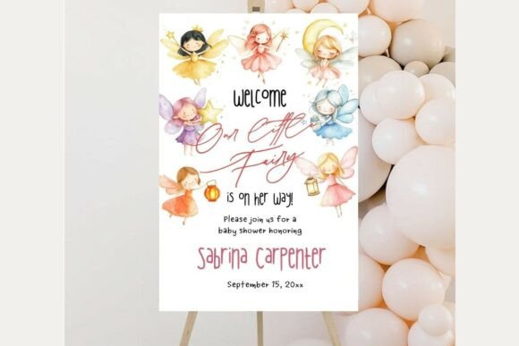 Baby Shower Welcome Sign Template 259
