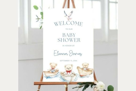 Baby Shower Welcome Sign Template 260