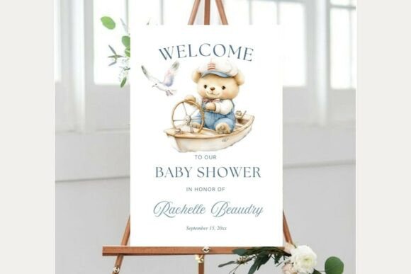 Baby Shower Welcome Sign Template 269
