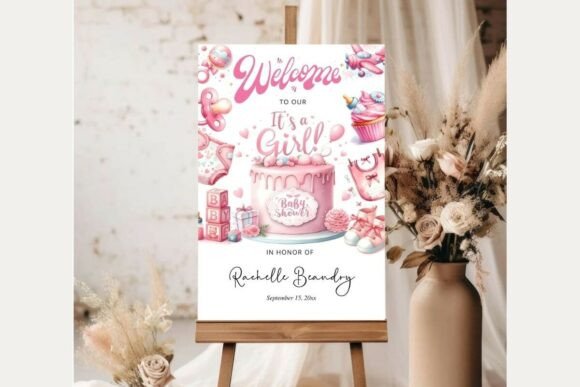 Baby Shower Welcome Sign Template 270