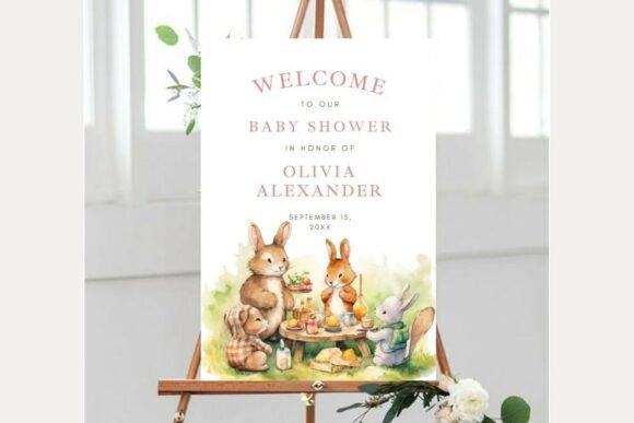 Baby Shower Welcome Sign Template 275