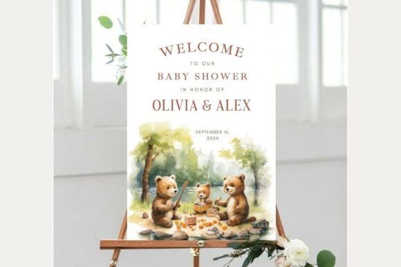 Baby Shower Welcome Sign Template 278